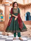 Amrut By Banwery Rayon Kurti With Bottom Dupatta Wholesale Shop In Surat